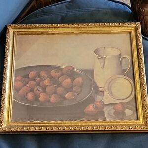 Gold Framed Still Life Art Print